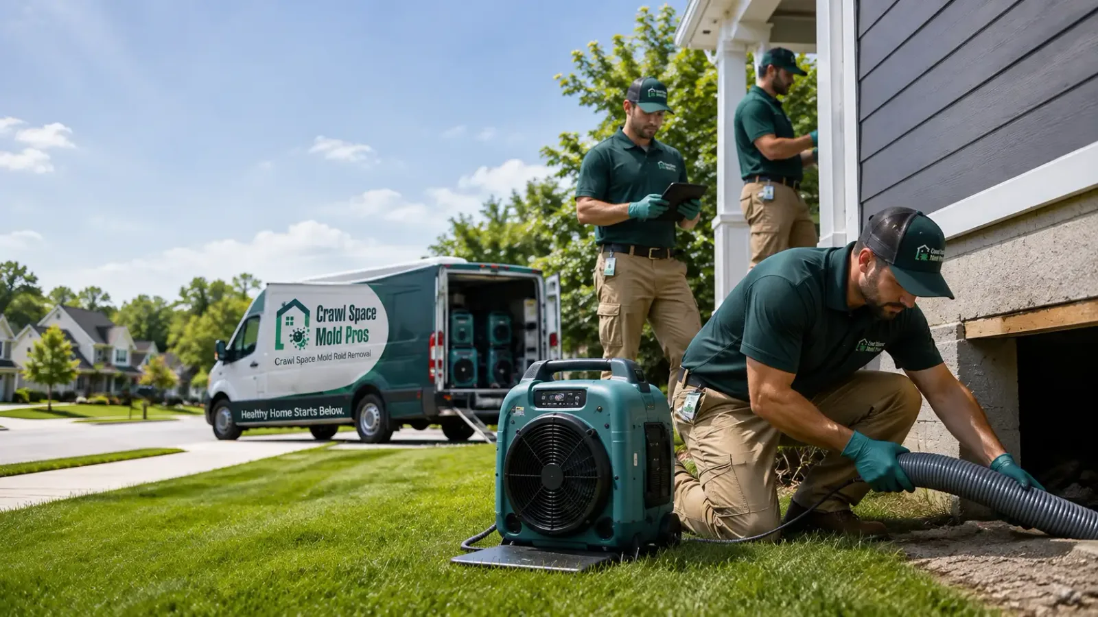 Crawl Space Mold Removal in Helix, OR